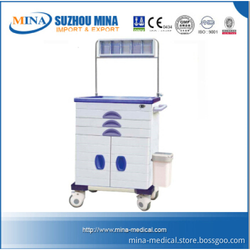 Hospital Medical Anesthesia Medicine Nursing Trolley/Cart (MINA-TT034)